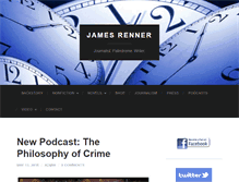 Tablet Screenshot of jamesrenner.com